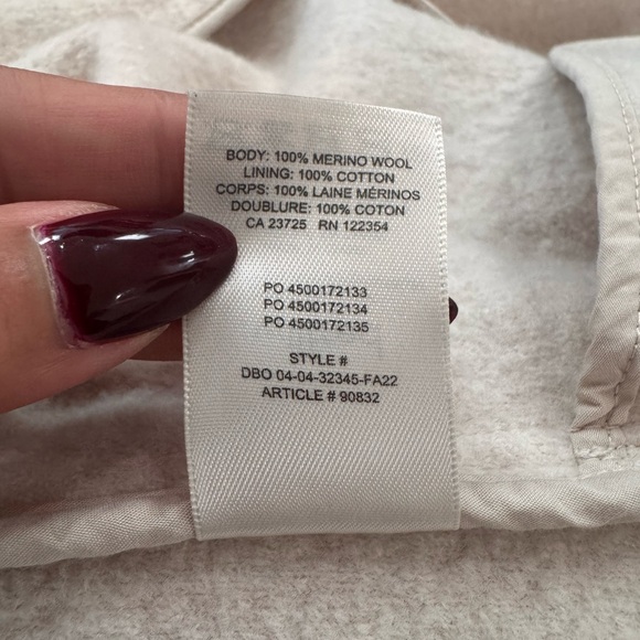 Aritzia Wilfred Charlize Coat Jacket - Picture 5 of 7